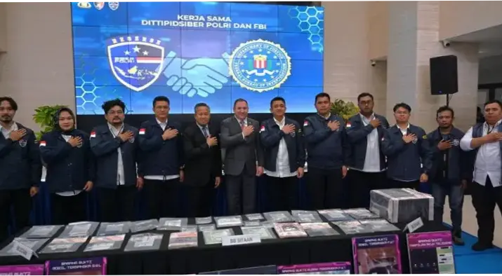 Biro Investigasi Federal dan Polri Bongkar Jaringan Phishing Global