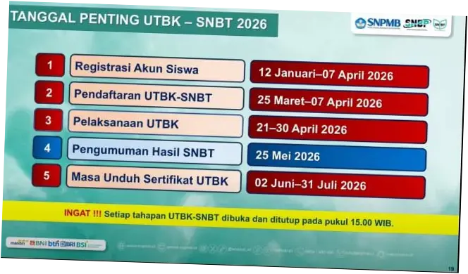 Pengumuman UTBK-SNBT 2026: Jadwal, Cara Cek Hasil, dan Persiapan