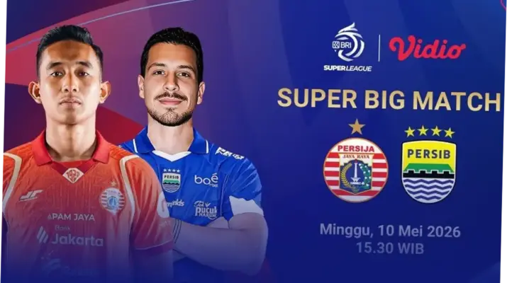 Link Live Streaming BRI Super League Persija Vs Persib, Jadwal dan Prediksi Pertandingan