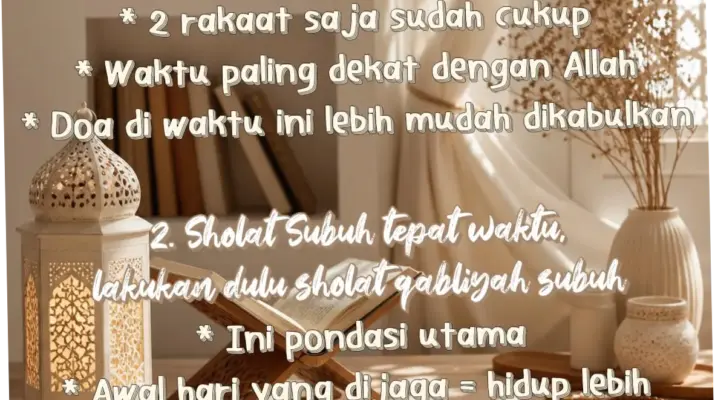 Subuh: Momen Sakral dan Aktivitas Bermanfaat