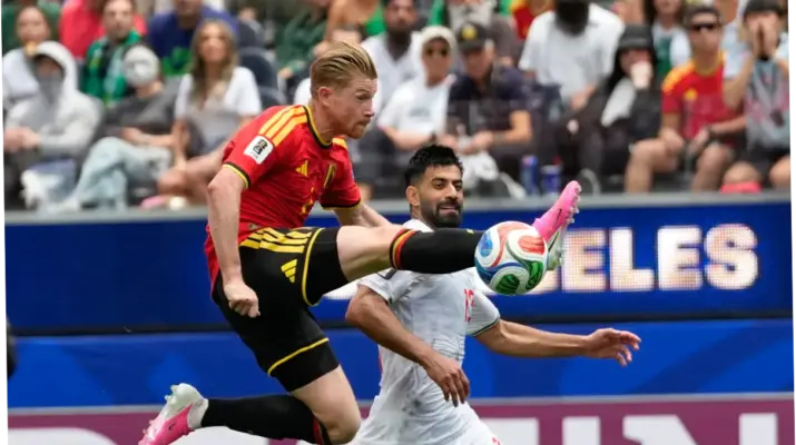 Belgia Bermain Imbang dengan Iran Setelah Nathan Ngoy Menerima Kartu Merah