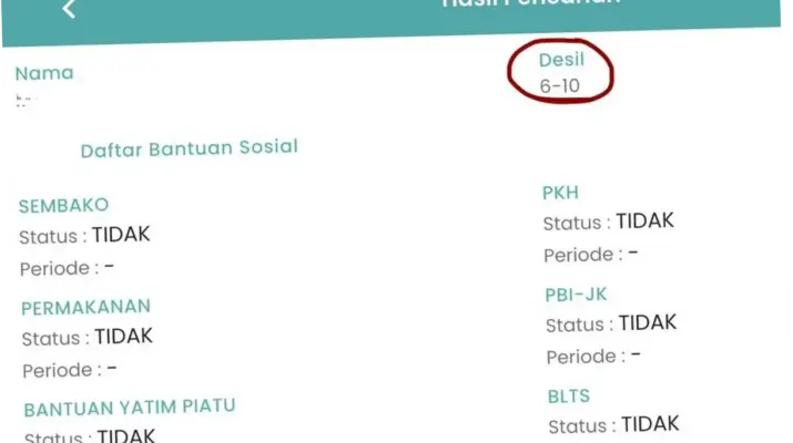 Cara Cek Desil Bansos 2026 dan Langkah Mengubahnya