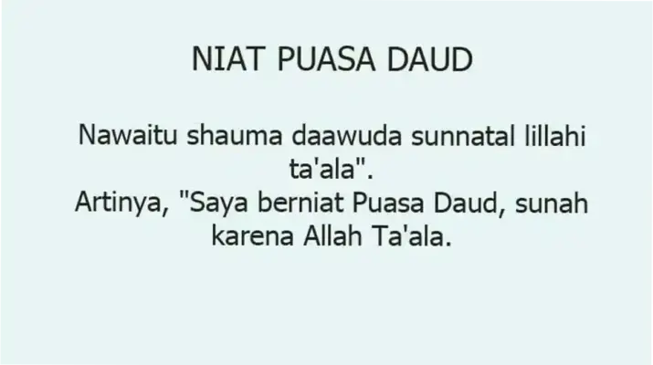 Mengenal Niat Puasa Daud: Makna, Tata Cara, dan Keutamaannya dalam Islam