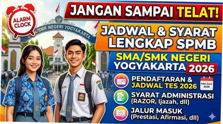 Panduan Lengkap SPMB Jogja 2026: Jalur Seleksi, Kuota, dan Cara Pendaftaran
