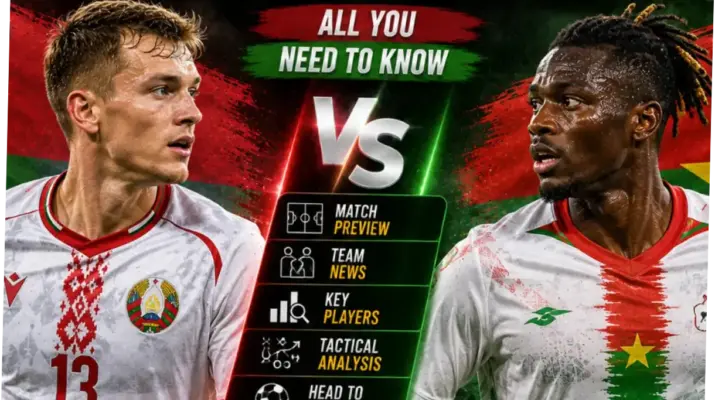 Pertandingan Persahabatan Internasional: Belarus Hadapi Burkina Faso