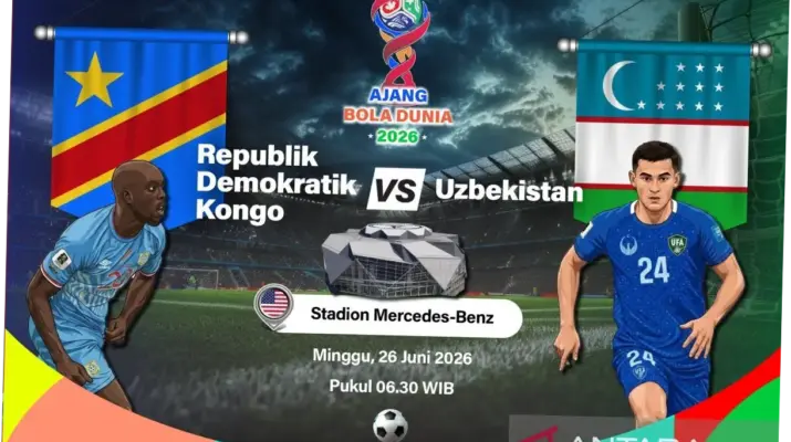 Pertandingan Republik Demokratik Kongo vs Uzbekistan: Eldor Shomurodov Mencetak Gol Cepat