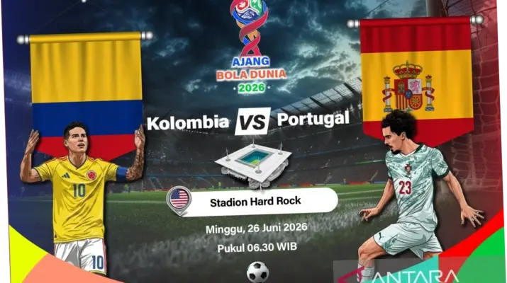 Pertandingan Sengit Kolombia vs Portugal di Piala Dunia 2026