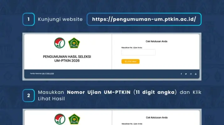 Pengumuman UM-PTKIN 2026: Informasi Terbaru dan Prosedur Pendaftaran Ulang