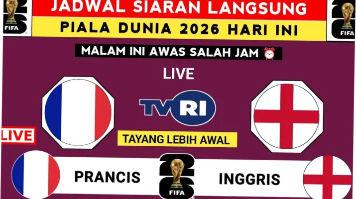 Siaran Langsung Piala Dunia 2026 di TVRI: Cara Nonton dan Jadwal Pertandingan